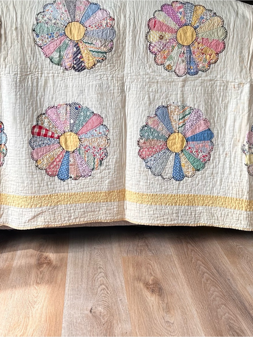 Vintage Dresden Plate Quilt